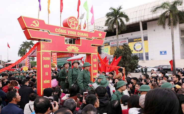 THANH NIÊN PHƯỜNG ĐÔNG NGẠC PHẤN KHỞI LÊN ĐƯỜNG NHẬP NGŨ BẢO VỆ TỔ QUỐC.- Ảnh 8.