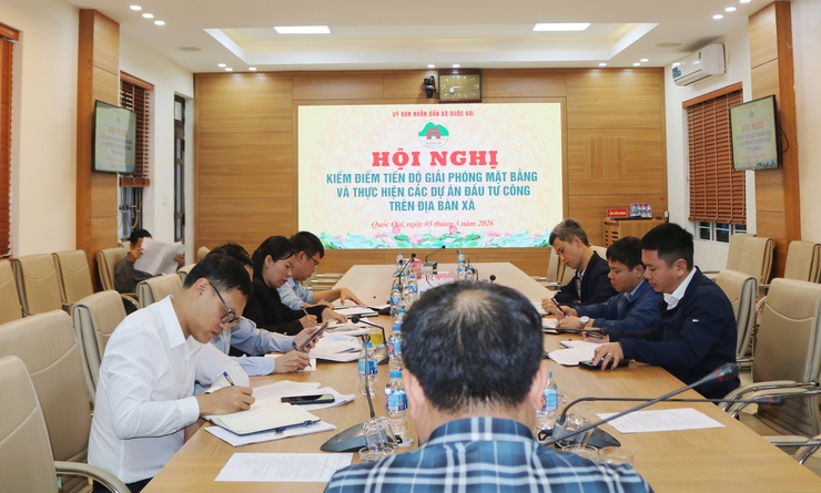 Quốc Oai kiểm đếm tiến độ giải phóng mặt bằng các dự án đầu tư công trên địa bàn- Ảnh 2.