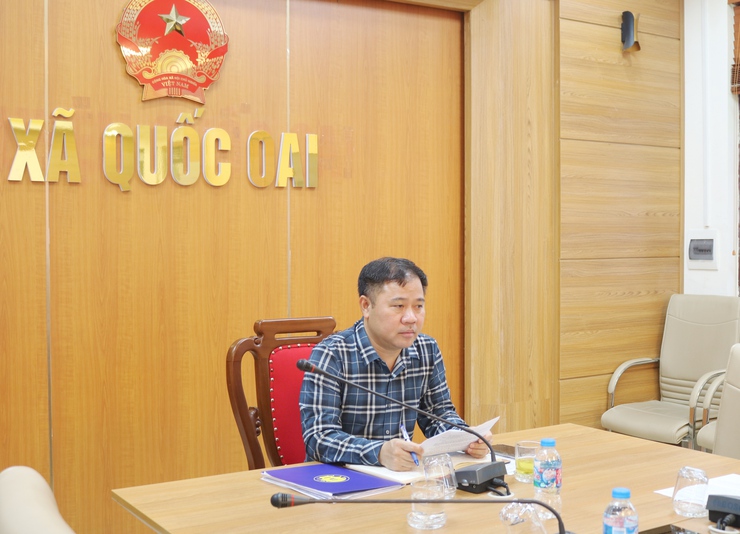 Quốc Oai kiểm đếm tiến độ giải phóng mặt bằng các dự án đầu tư công trên địa bàn- Ảnh 3.