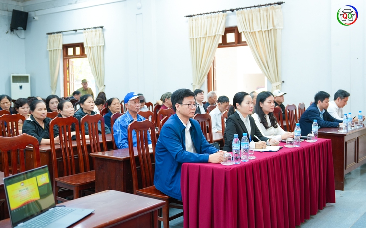 Hội nghị tiếp xúc cử tri để người ứng cử đại biểu HĐND xã Quốc Oai khóa II vận động bầu cử tại đơn vị bầu cử số 07- Ảnh 1.