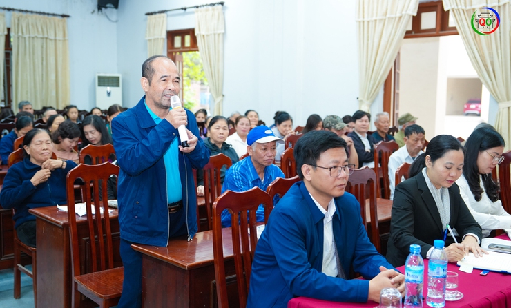 Hội nghị tiếp xúc cử tri để người ứng cử đại biểu HĐND xã Quốc Oai khóa II vận động bầu cử tại đơn vị bầu cử số 07- Ảnh 16.