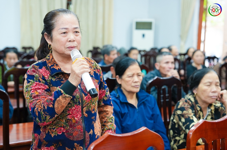 Hội nghị tiếp xúc cử tri để người ứng cử đại biểu HĐND xã Quốc Oai khóa II vận động bầu cử tại đơn vị bầu cử số 07- Ảnh 17.