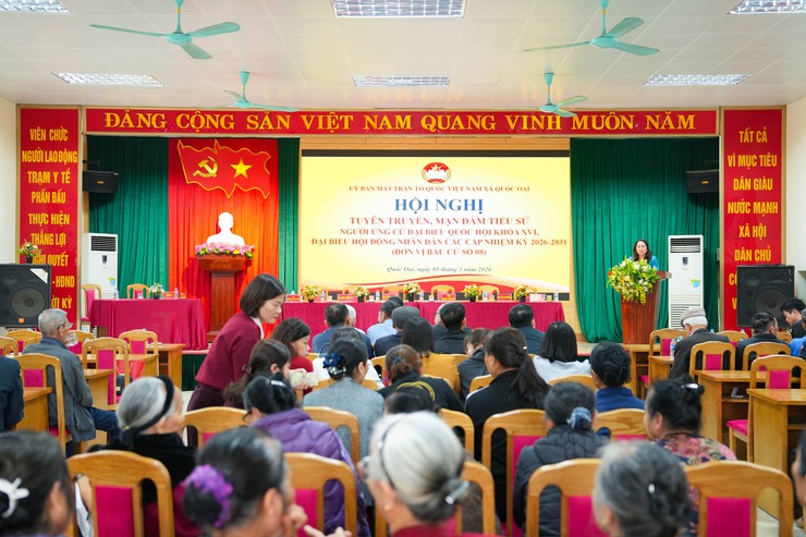 Xã Quốc Oai tổ chức tuyên truyền, mạn đàm tiểu sử người ứng cử Đại biểu Quốc Hội khóa XVI, Đại biểu HĐND các cấp nhiệm kỳ 2026-2031- Ảnh 2.