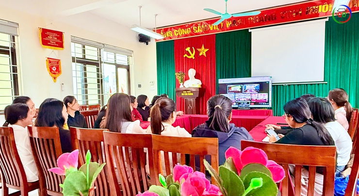 Hội nghị tiếp xúc cử tri để người ứng cử đại biểu HĐND xã Quốc Oai khóa II vận động bầu cử tại đơn vị bầu cử số 07- Ảnh 4.