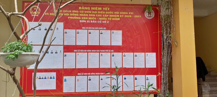 PHƯỜNG VĂN MIẾU – QUỐC TỬ GIÁM: NIÊM YẾT DANH SÁCH NGƯỜI ỨNG CỬ TẠI 32 KHU VỰC BỎ PHIẾU- Ảnh 13.