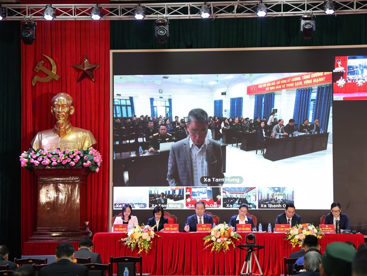 Các ứng cử viên đại biểu HĐND thành phố Hà Nội - đơn vị bầu cử số 20 vận động bầu cử- Ảnh 9.