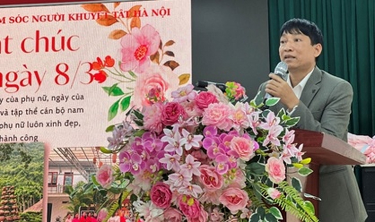 Tôn vinh Phụ nữ - Lan toả yêu thương tại Trung tâm Chăm sóc người khuyết tật Hà Nội- Ảnh 1.