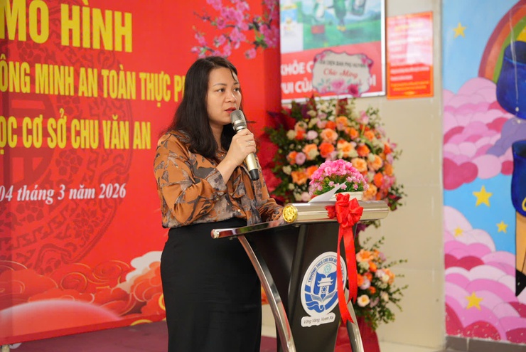 Phường Việt Hưng tiếp tục cho ra mắt mô hình “Smart Canteen” tại 03 cơ sở giáo dục- Ảnh 1.