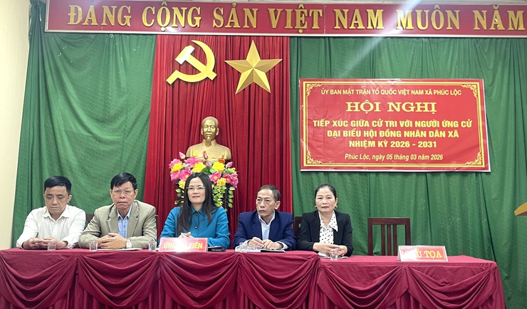 Hội nghị tiếp xúc giữa cử tri với người ứng cử đại biểu HĐND xã, nhiệm kỳ 2026-2031, đơn vị bầu cử số 7- Ảnh 1.