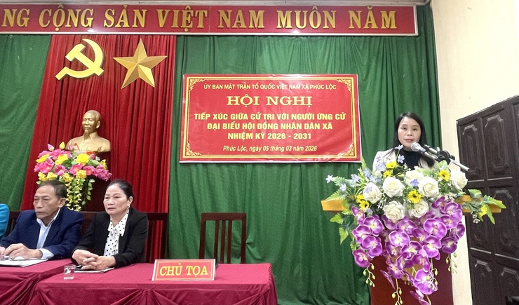 Hội nghị tiếp xúc giữa cử tri với người ứng cử đại biểu HĐND xã, nhiệm kỳ 2026-2031, đơn vị bầu cử số 7- Ảnh 5.