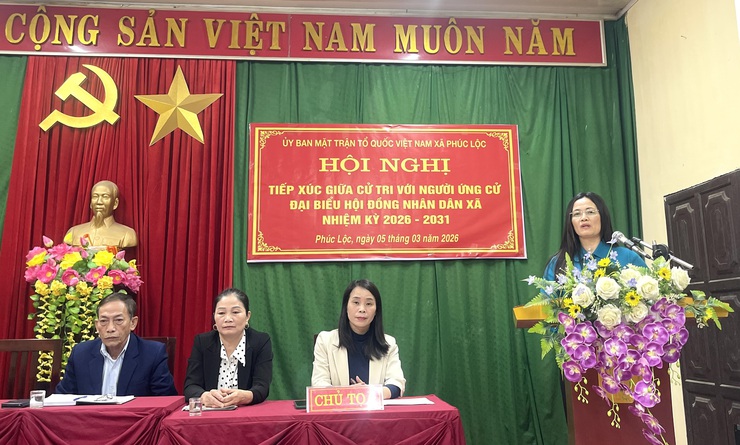 Hội nghị tiếp xúc giữa cử tri với người ứng cử đại biểu HĐND xã, nhiệm kỳ 2026-2031, đơn vị bầu cử số 7- Ảnh 4.