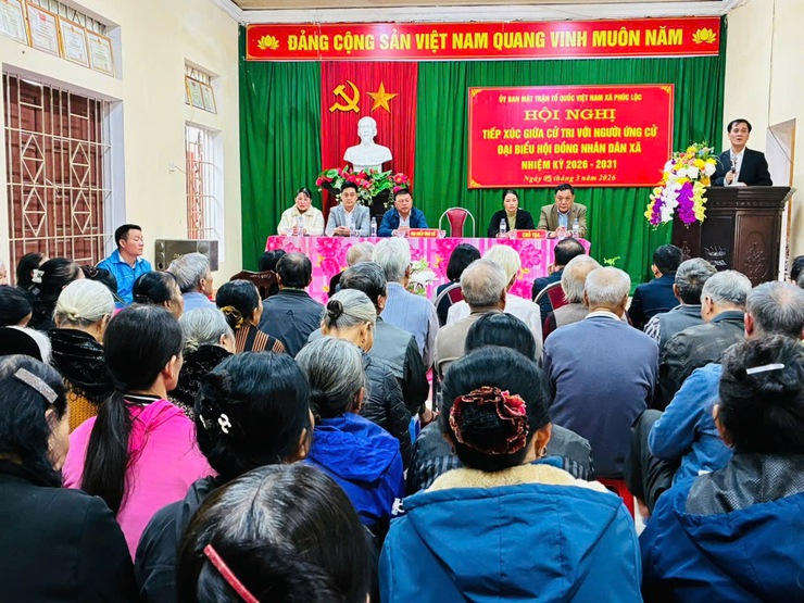 Hội nghị tiếp xúc cử tri với người ứng cử đại biểu HĐND xã Phúc Lộc, nhiệm kỳ 2026-2031, đơn vị bầu cử số 3- Ảnh 7.