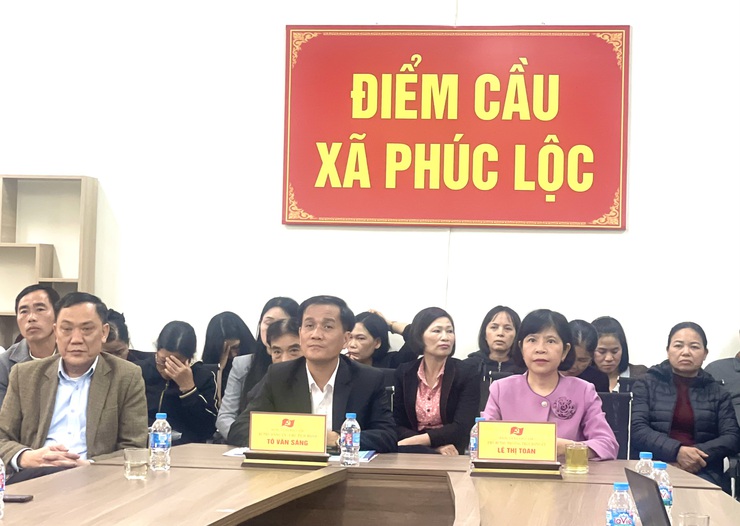 Hội nghị tiếp xúc giữa cử tri với ứng cử viên đại biểu HĐND thành phố Hà Nội, nhiệm kỳ 2026-2031, đơn vị bầu cử số 23- Ảnh 1.