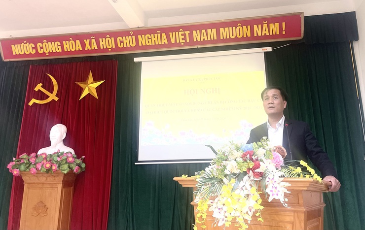 Hội nghị quán triệt một số nội dung chuẩn bị công tác bầu cử đại biểu Quốc hội và HĐND các cấp nhiệm kỳ 2026-2031 ở xã Phúc Lộc- Ảnh 1.