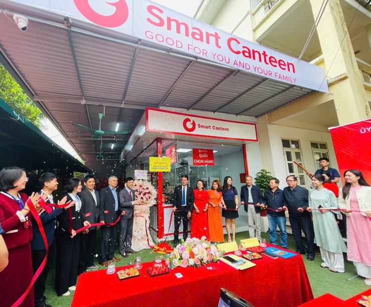 Phường Việt Hưng tiếp tục cho ra mắt mô hình “Smart Canteen” tại 03 cơ sở giáo dục- Ảnh 8.