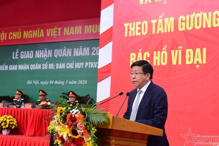 Phường Xuân Đỉnh tham gia Lễ giao nhận quân tại điểm giao quân số 5 của Thành phố- Ảnh 3.