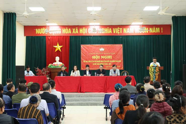 Xã Mê Linh triển khai Hội nghị tiếp xúc cử tri để người ứng cử vận động bầu cử Đại biểu HĐND xã nhiệm kì 2026 - 2031- Ảnh 2.