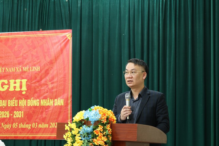 Xã Mê Linh triển khai Hội nghị tiếp xúc cử tri để người ứng cử vận động bầu cử Đại biểu HĐND xã nhiệm kì 2026 - 2031- Ảnh 3.