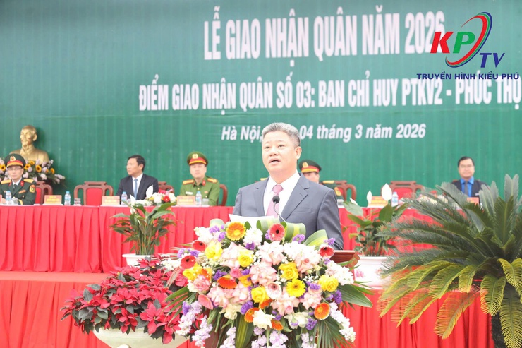 Xã Kiều Phú cùng với các địa phương hoàn thành công tác giao quân tập trung năm 2026, tại Quảng trường Trạng Bùng- Phùng Khắc Khoan xã Thạch Thất thành phố Hà Nội- Ảnh 5.