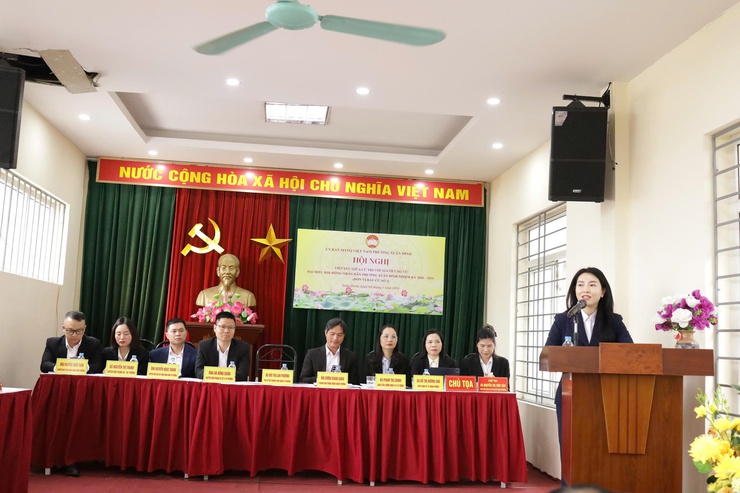 Phường Xuân Đỉnh tổ chức tiếp xúc cử tri đơn vị bầu cử số 02: Phát huy dân chủ, lựa chọn đại biểu xứng đáng- Ảnh 3.