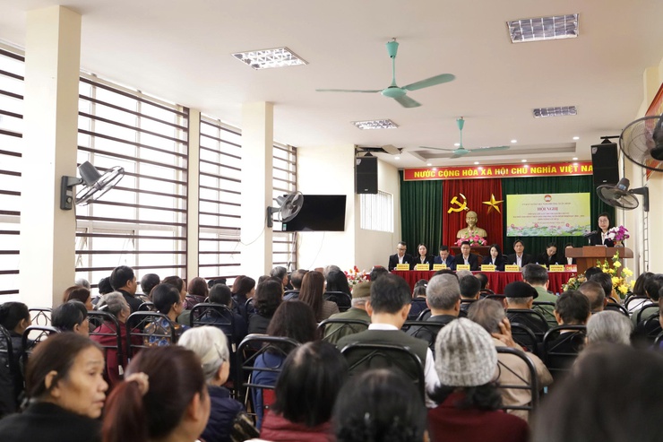 Phường Xuân Đỉnh tổ chức tiếp xúc cử tri đơn vị bầu cử số 02: Phát huy dân chủ, lựa chọn đại biểu xứng đáng- Ảnh 1.