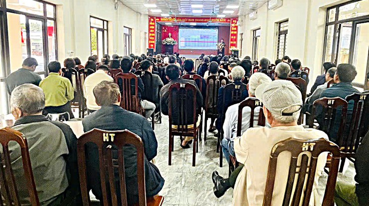 Hòa Xá tập huấn, nâng cao nghiệp vụ cho Ban, Tổ bầu cử: Chuẩn bị kỹ lưỡng, bảo đảm đúng luật, đúng quy trình- Ảnh 4.