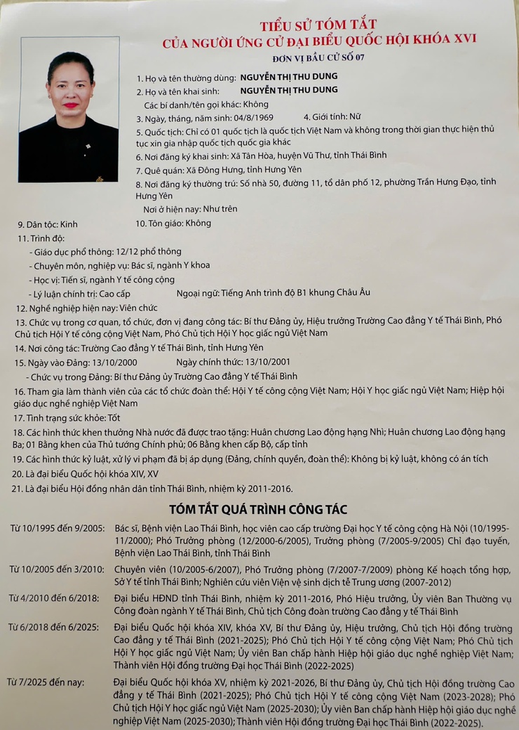 Tiểu sử những người ứng cử Đại biểu Quốc hội khóa XVI ở Đơn vị bầu cử số 7- Ảnh 3.