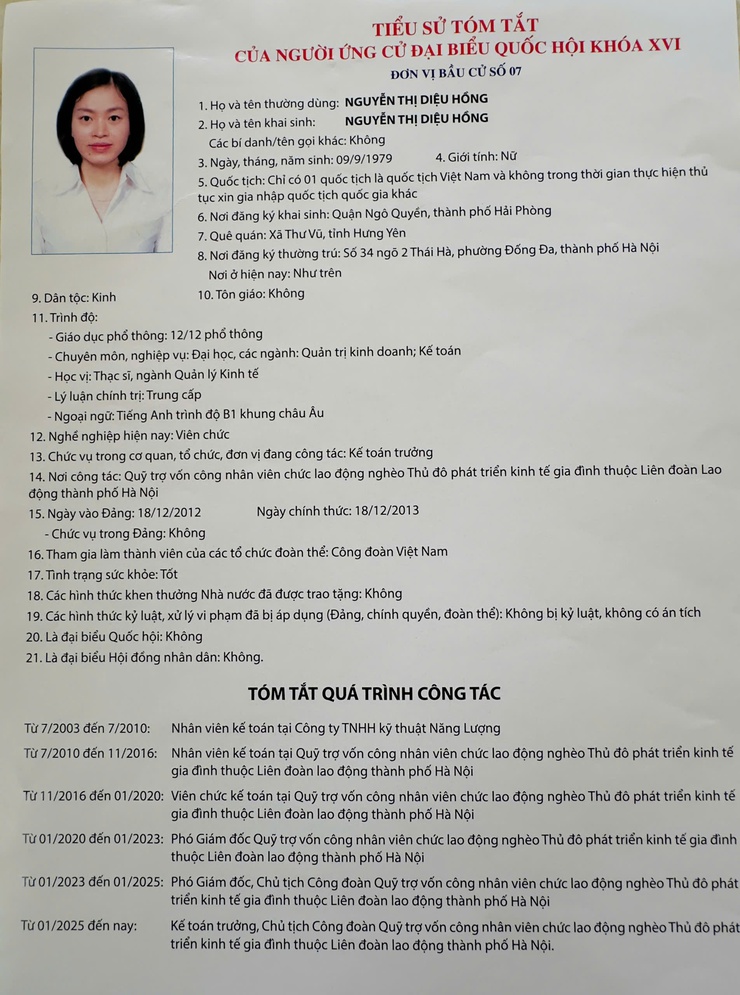 Tiểu sử những người ứng cử Đại biểu Quốc hội khóa XVI ở Đơn vị bầu cử số 7- Ảnh 4.