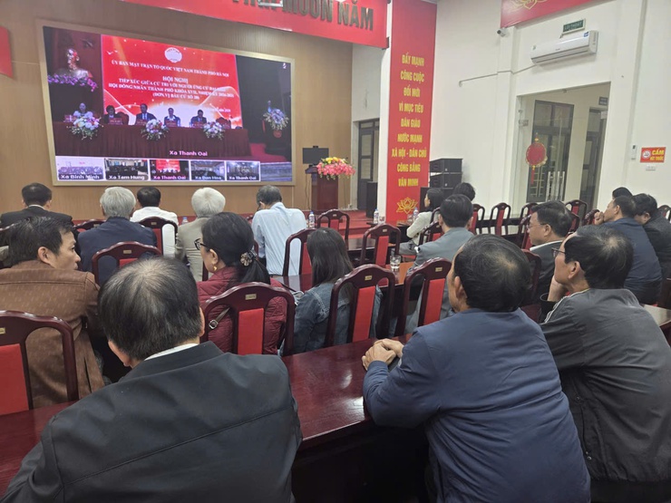 Bình Minh tham dự trực tuyến Hội nghị tiếp xúc cử tri, vận động bầu cử của những người ứng cử đại biểu Hội đồng nhân dân thành phố Hà Nội khóa XVII, nhiệm kỳ 2026-2031.- Ảnh 2.