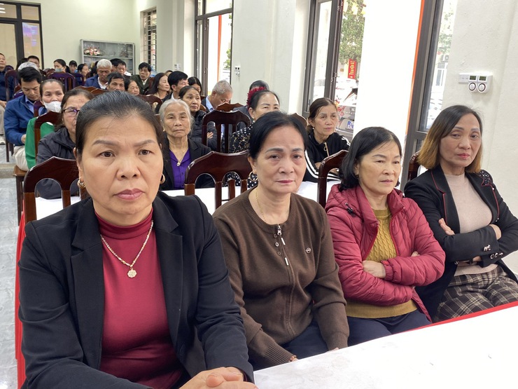 Cử tri xã Hòa Xá và các xã thuộc đơn vị bầu cử số 21 tiếp xúc 05 ứng cử viên đại biểu HĐND Thành phố Hà Nội nhiệm kỳ 2026–2031- Ảnh 6.