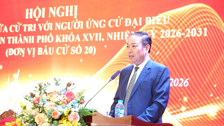 Bình Minh tham dự trực tuyến Hội nghị tiếp xúc cử tri, vận động bầu cử của những người ứng cử đại biểu Hội đồng nhân dân thành phố Hà Nội khóa XVII, nhiệm kỳ 2026-2031.- Ảnh 7.