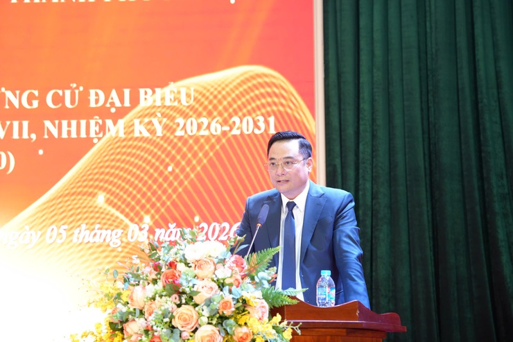 Bình Minh tham dự trực tuyến Hội nghị tiếp xúc cử tri, vận động bầu cử của những người ứng cử đại biểu Hội đồng nhân dân thành phố Hà Nội khóa XVII, nhiệm kỳ 2026-2031.- Ảnh 6.