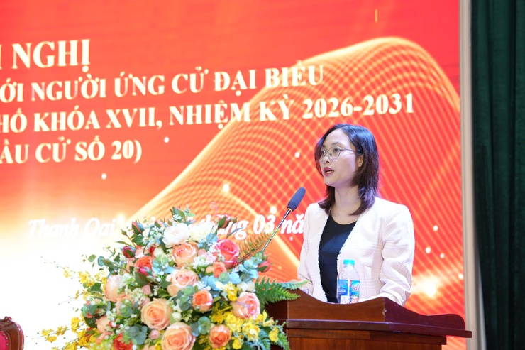 Bình Minh tham dự trực tuyến Hội nghị tiếp xúc cử tri, vận động bầu cử của những người ứng cử đại biểu Hội đồng nhân dân thành phố Hà Nội khóa XVII, nhiệm kỳ 2026-2031.- Ảnh 8.