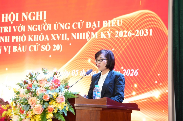 Bình Minh tham dự trực tuyến Hội nghị tiếp xúc cử tri, vận động bầu cử của những người ứng cử đại biểu Hội đồng nhân dân thành phố Hà Nội khóa XVII, nhiệm kỳ 2026-2031.- Ảnh 9.