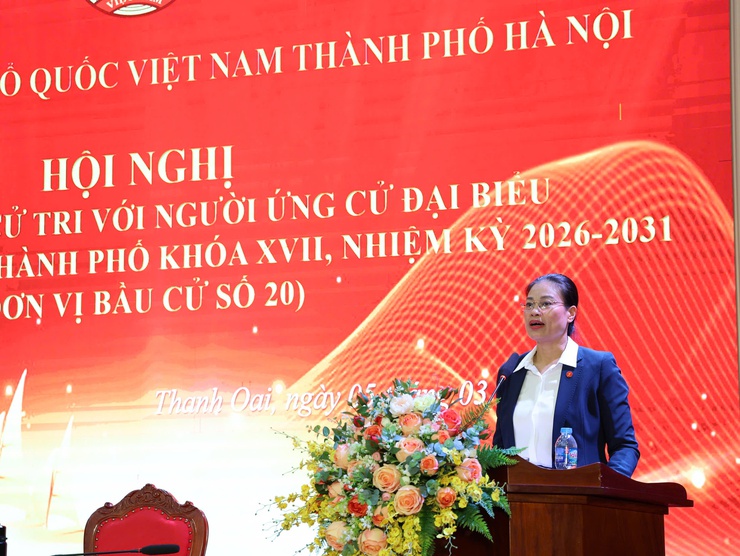 Bình Minh tham dự trực tuyến Hội nghị tiếp xúc cử tri, vận động bầu cử của những người ứng cử đại biểu Hội đồng nhân dân thành phố Hà Nội khóa XVII, nhiệm kỳ 2026-2031.- Ảnh 5.