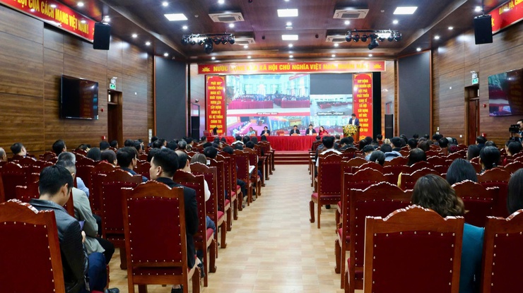 Ứng cử viên đại biểu HĐND thành phố Hà Nội đơn vị bầu cử số 22 tiếp xúc cử tri 4 xã Hương Sơn, Phúc Sơn, Hồng Sơn  và Mỹ Đức- Ảnh 1.