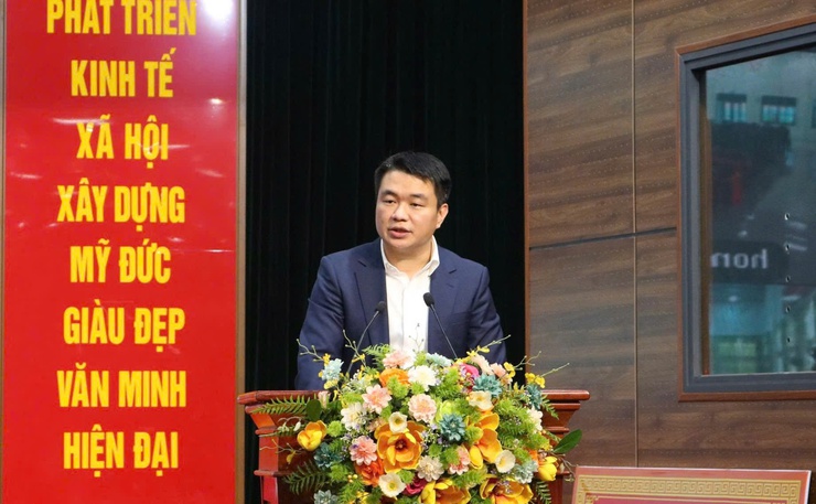 Ứng cử viên đại biểu HĐND thành phố Hà Nội đơn vị bầu cử số 22 tiếp xúc cử tri 4 xã Hương Sơn, Phúc Sơn, Hồng Sơn  và Mỹ Đức- Ảnh 8.