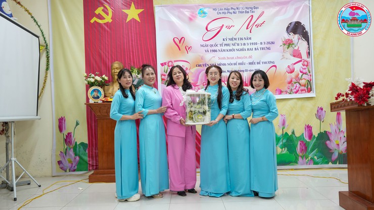 THÔN ĐẠI TẢO TỔ CHỨC GẶP MẶT KỶ NIỆM 116 NĂM NGÀY QUỐC TẾ PHỤ NỮ 8/3- Ảnh 4.