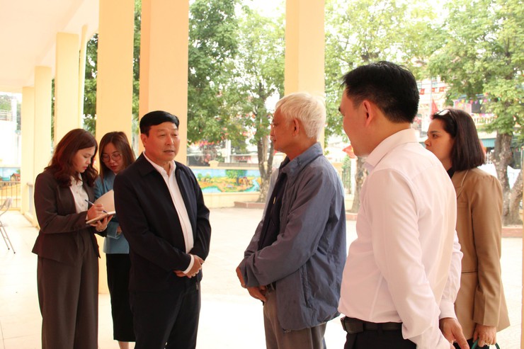 Đoàn kiểm tra Thành ủy kiểm tra công tác chuẩn bị bầu cử tại xã Hòa Lạc- Ảnh 2.