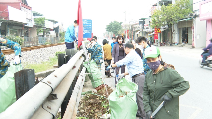 Ra quân tổng vệ sinh môi trường chào mừng bầu cử đại biểu Quốc hội khóa XVI và bầu cử đại biểu HĐND các cấp nhiệm kỳ 2026–2031- Ảnh 1.