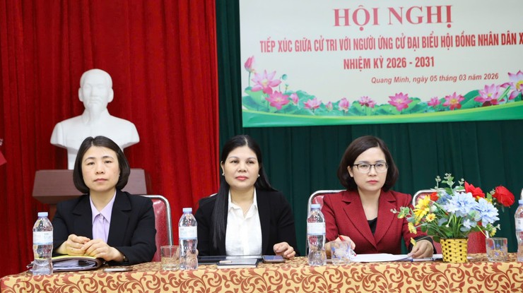 Đơn vị bầu cử số 5 tiếp xúc cử tri thôn Ấp 1- Ảnh 2.