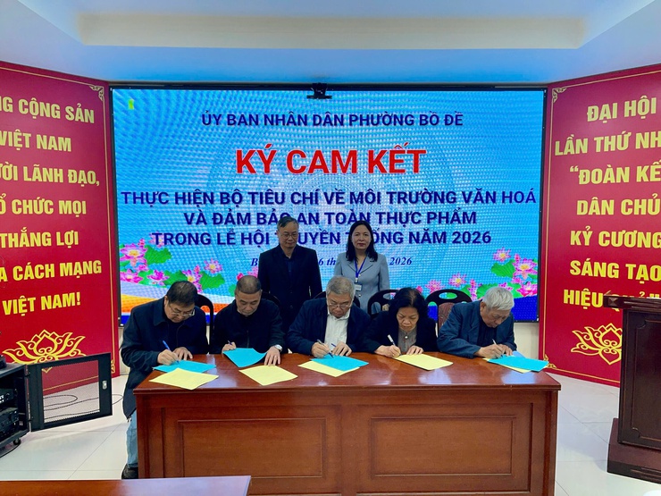 Phường Bồ Đề triển khai kế hoạch quản lý và tổ chức lễ hội trên địa bàn phường năm 2026. - Ảnh 5.