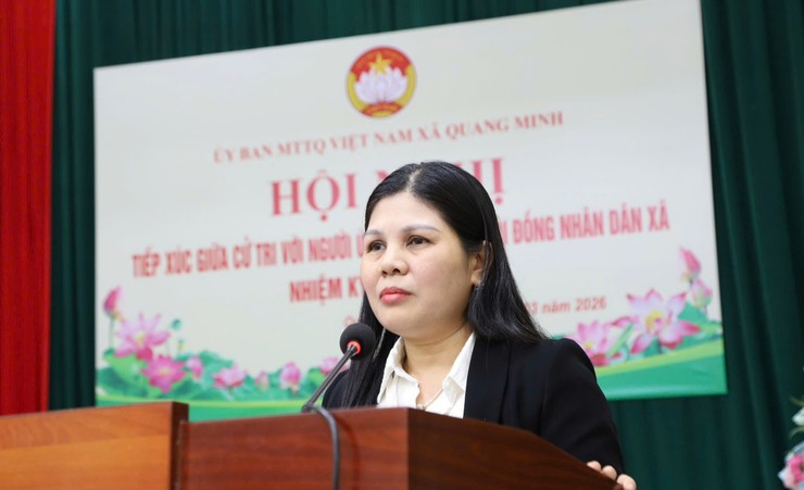 Đơn vị bầu cử số 5 tiếp xúc cử tri thôn Ấp 1- Ảnh 4.