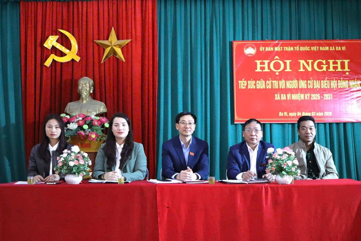 ĐƠN VỊ BẦU CỬ SỐ 2 TIẾP XÚC CỬ TRI VỚI THÔN : SỔ - PHÚ LỘI - HỢP SƠN - HỢP NHẤT.- Ảnh 1.