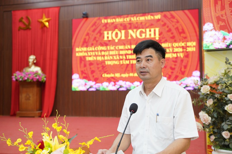 Tiếp tục đẩy nhanh nhiệm vụ, công tác chuẩn bị để ngày bầu cử thực sự là ngày hội của toàn dân- Ảnh 3.