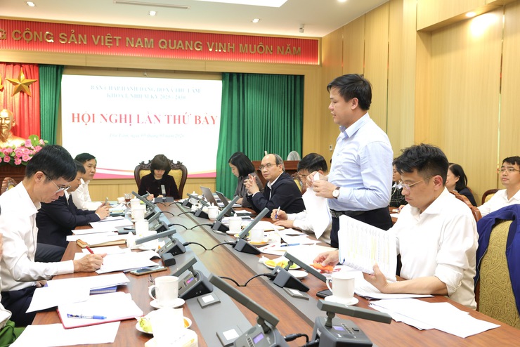 BCH ĐẢNG BỘ XÃ THƯ LÂM KHÓA I,  NHIỆM KỲ 2025-2030 TỔ CHỨC HỘI NGHỊ LẦN THỨ BẢY- Ảnh 10.