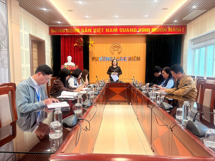 Phường Long Biên kiểm tra công vụ chuyên đề quý I năm 2026- Ảnh 1.