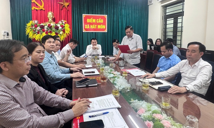 Hội nghị tiếp xúc giữa cử tri với ứng cử viên đại biểu HĐND thành phố Hà Nội, nhiệm kỳ 2026-2031, đơn vị bầu cử số 23- Ảnh 1.