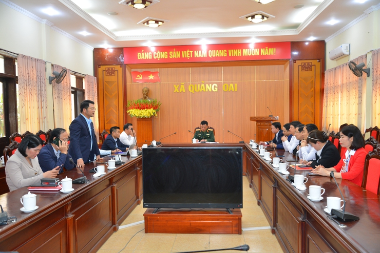 Đoàn công tác số 12 của Thành phố Hà Nội kiểm tra công tác chuẩn bị bầu cử tại 8 xã thuộc đơn vị bầu cử số 15- Ảnh 7.