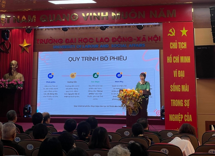 Phường Yên Hòa tập huấn nghiệp vụ công tác bầu cử cho các Tổ bầu cử- Ảnh 3.